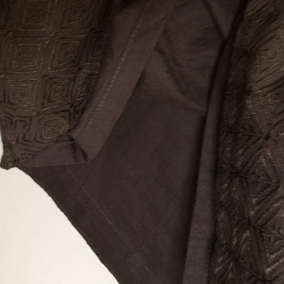 WHBM Espresso Brown Textured Shift Dress - Picture 7 of 9